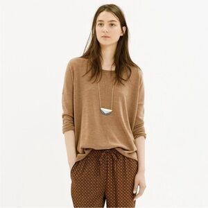 Madewell Rowhouse Marino Wool Pullover Sweater, M